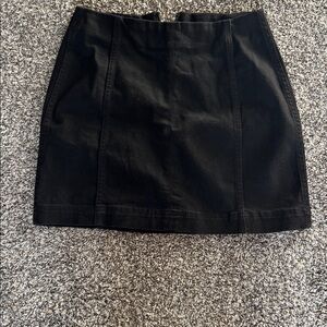 Wild Fable Charcoal Zipper Skirt